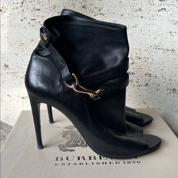 Burberry Ankle Peep toe Boots | black - Picture 3 of 10